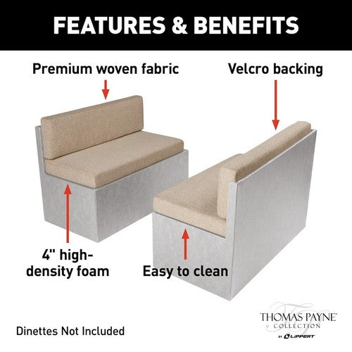 Lippert Components 2021100494 Thomas Payne  SEAT CUSHIONS