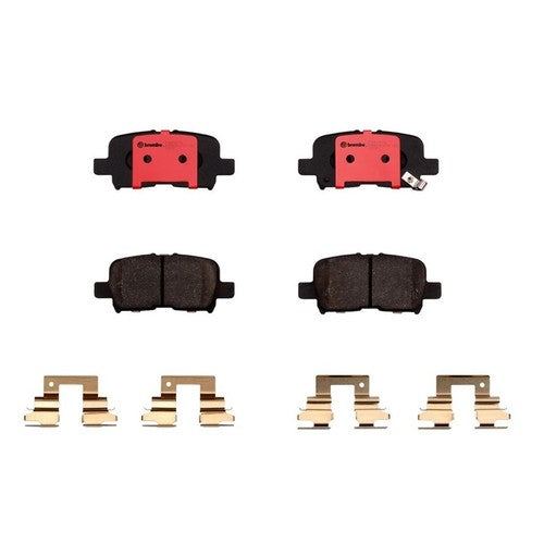 Brembo Rear Ceramic Brake Pads Fits 2003-2008 Honda Pilot 4 Pc Brake Set P28057N