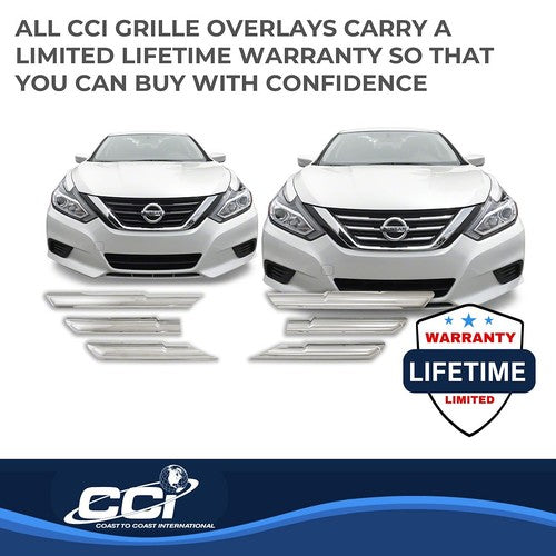 Coast To Coast IWCGI145 Grille Insert Overlay Horizontal Bar Style 6 Piece
