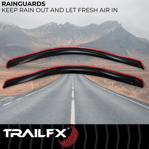 TrailFX 2002IC TFX 2-PC Window Vents RAINGUARDS