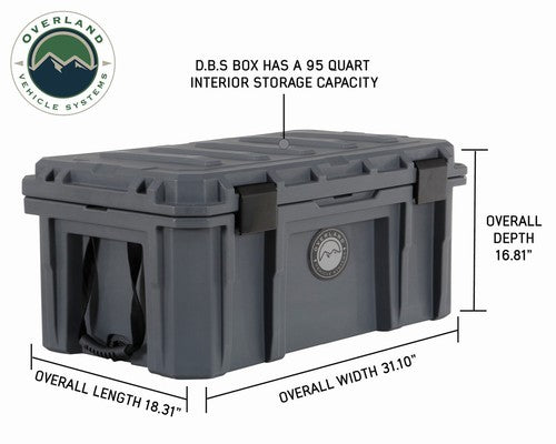 Overland Vehicle Systems 95 Quart Dry Storage Box, Overland Storage Case, Off Ro