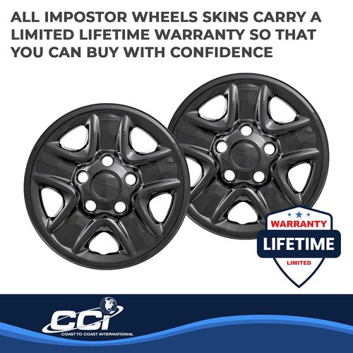 Coast To Coast IWCIMP77BLK IMPOSTOR  WHEEL COVER