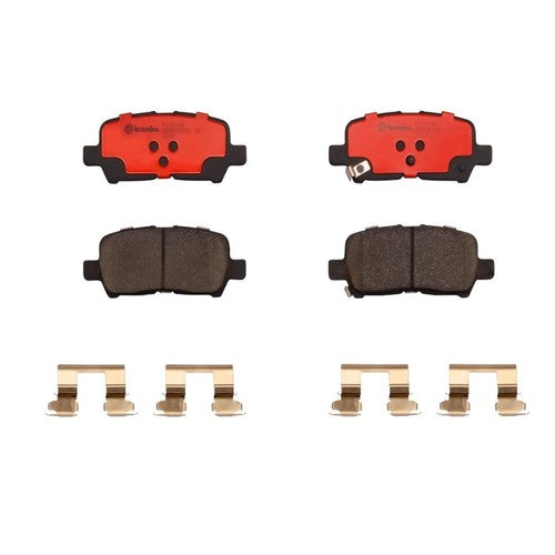 Brembo Rear Ceramic Brake Pads Fits 2011-2013 Chevrolet Impala 4 Piece P37014N