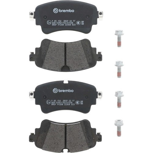 Brembo Rear Low Ceramic Brake Pads Fits 2018?2020 Audi Q5 Brakes 4 Pc P85154