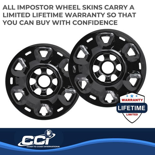 Coast To Coast IWCIMP101BLK IMPOSTOR  WHEEL COVER