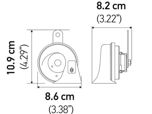 Hella 012010901 TC16S Series HORN
