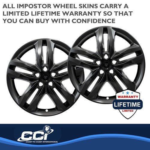 Coast To Coast IWCIMP415BLK IMPOSTOR  WHEEL COVER