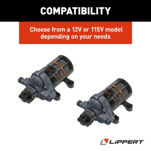 Lippert Components 689054 Flow Max  WATER PUMPS RV