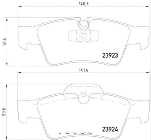Hella Rear Low Metallic Brake Pads Fits 2013?2018 Mercedes G63 AMG 355011421