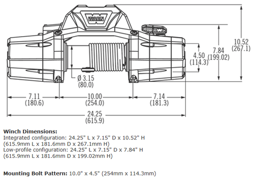 Warn 89305 ZEON  8-S WINCHES