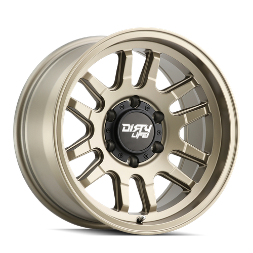 Dirty Life Race Wheels 9310-7983MGD0 6 Split Spoke 2500lb Cap 17in Dia x 9in W