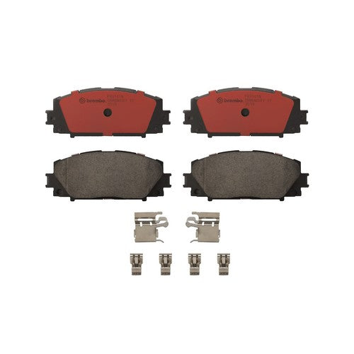 Brembo Front Ceramic Brake Pads Fits 2007-2018 Toyota Yaris 4 Pc Brakes P83141N