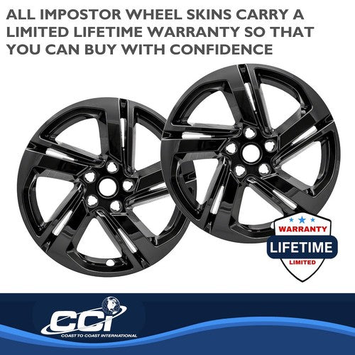 Coast To Coast IWCIMP418BLK IMPOSTOR  WHEEL COVER