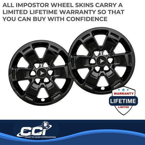 Coast To Coast IWCIMP444BLK IMPOSTOR  WHEEL COVER