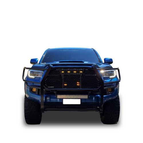 Black Horse Offroad RU-TOTA16-B-KIT Rugged Series GRILL GUARD
