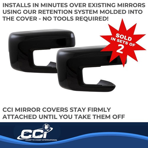 Coast To Coast MC67556BLK  MIRROR COVERS