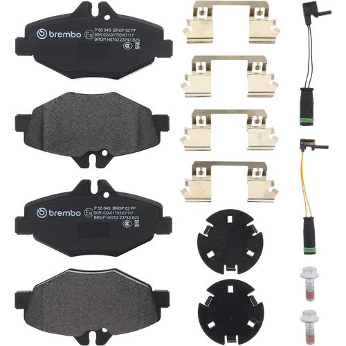 Brembo Front Low Metallic Brake Pads Fits 2003-2009 Mercedes-Benz E320 P50049