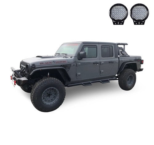 Black Horse Offroad AR2-09BA3-PL69B Armour II ROLLBAR