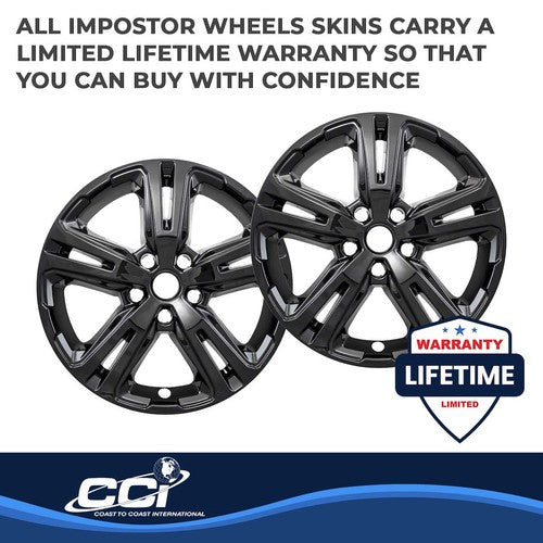 Coast To Coast IWCIMP417BLK IMPOSTOR  WHEEL COVER