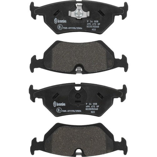 Brembo Rear Low Metallic Brake Pads Fits 1990-1997 Jaguar XJ6 4 Pc Brakes P36008