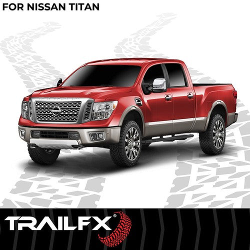 TrailFX AL4015B TrailFX A4 Series NERF BAR OVAL 4 1/2"