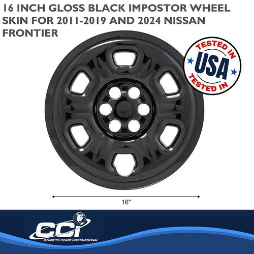 Coast To Coast IMP69BLKN IMPOSTOR  WHEEL COVER