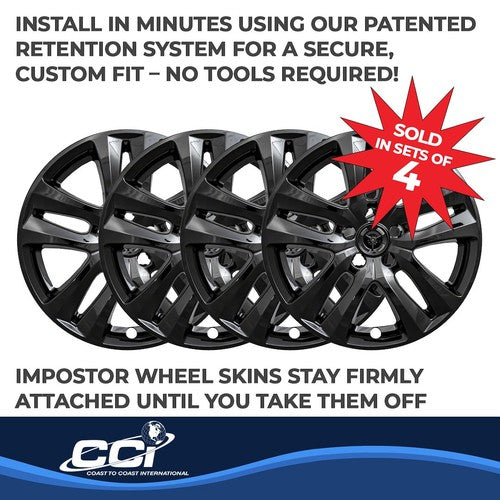 Coast To Coast IWCIMP441BLK IMPOSTOR  WHEEL COVER