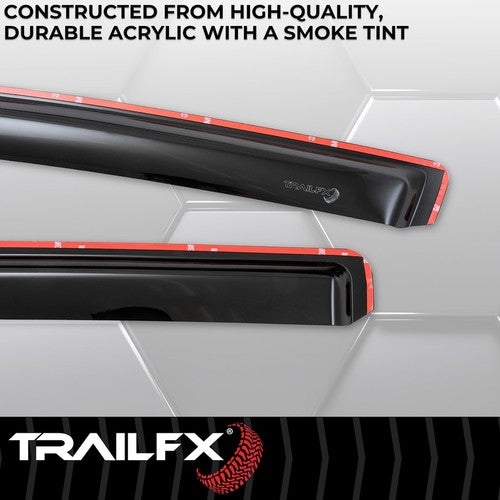 TrailFX 4818IC TFX 4-PC Window Vents RAINGUARDS
