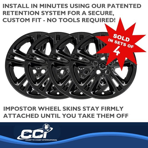 Coast To Coast IWCIMP412BLKN IMPOSTOR  WHEEL COVER