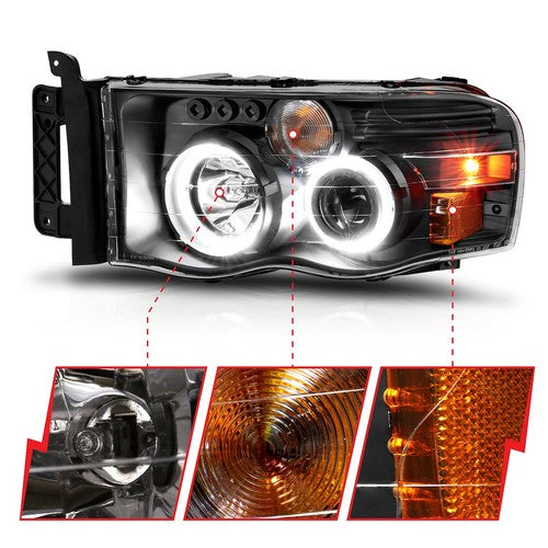 ANZO USA 111490  HEADLIGHT ASSEMBLY