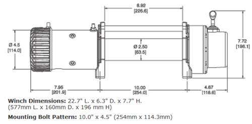Warn 68500 9.5xp Series WINCHES