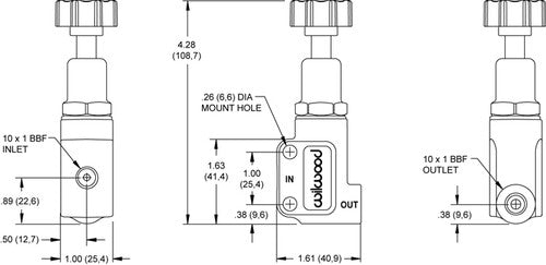 Wilwood Brakes 260-12627  BRAKE MASTER CYLINDER