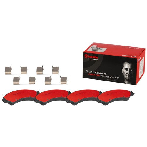 Brembo Front Ceramic Brake Pads Fits 2007-2008 Chevrolet Tahoe 4 Piece P10034N