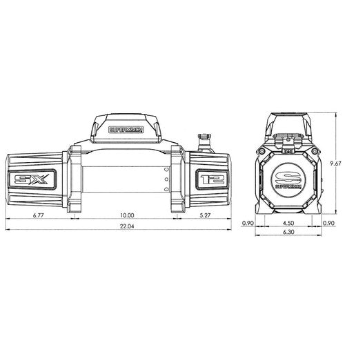Superwinch 1712200 12000 lbs. Vehicle Recovery Winch