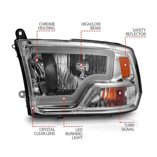 ANZO USA 111516  HEADLIGHT ASSEMBLY