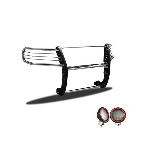 Black Horse Offroad 17H151402MSS-PLFR  GRILL GUARD