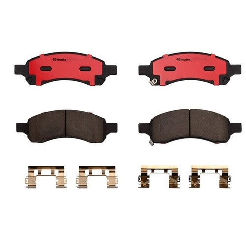 Brembo Front  Ceramic Brake Pad Fits 2009-2017 Chevrolet Traverse 4 Pc P10049N