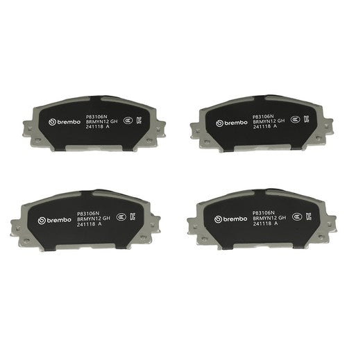 Brembo Front Ceramic Brake Pads Fits 2010-2022 Toyota Prius 4 Pc Brakes P83106N