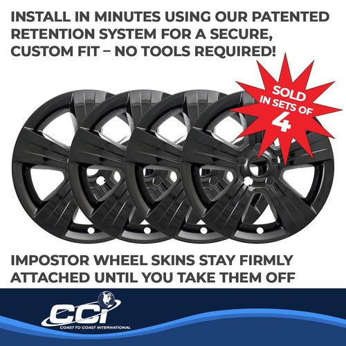 Coast To Coast IWCIMP373BLK IMPOSTOR  WHEEL COVER