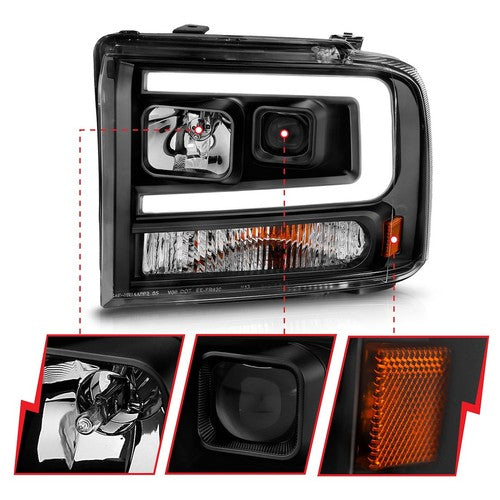 ANZO USA 111551  HEADLIGHT ASSEMBLY
