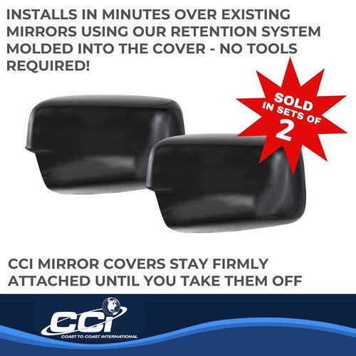 Coast To Coast CCIMC67443BLK  MIRROR COVERS