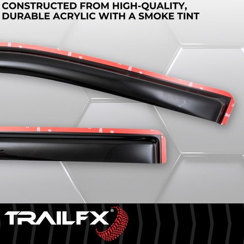 TrailFX 4109IC TFX 4-PC Window Vents RAINGUARDS