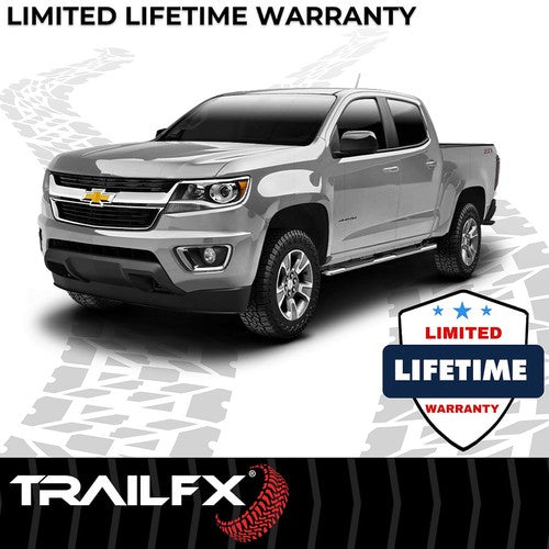 TrailFX A4009S TFX 4" Trapezoid Side Steps NERF BAR OVAL 4"