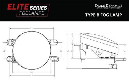 Diode Dynamics DD5137P Elite Series FOG LIGHTS