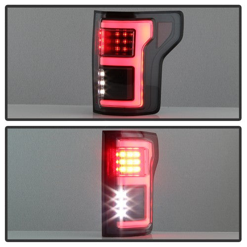 Spyder 5085313 Led Tail Lights Light Bar Compatible W/Rear Blind Spot Sensor Onl