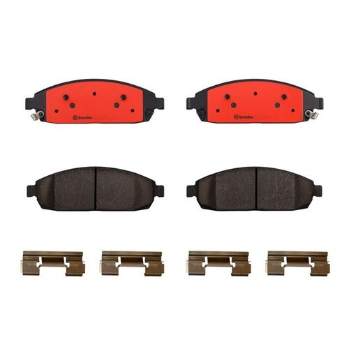 Brembo Front Ceramic Brake Pads Fits 2005-2010 Jeep Grand Cherokee 4 Pc P37010N