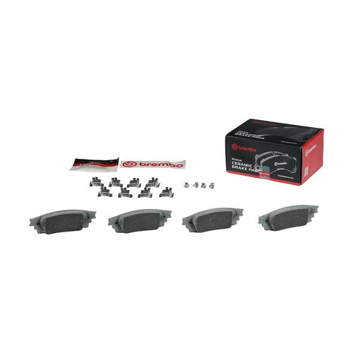 Brembo Rear Ceramic Brake Pads Fits 2015-2021 Lexus NX300h Brakes 4 Pc P83166N