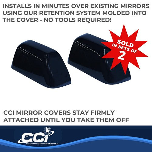 Coast To Coast MC67525RBK  MIRROR COVERS