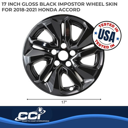 Coast To Coast IWCIMP455BLK IMPOSTOR  WHEEL COVER