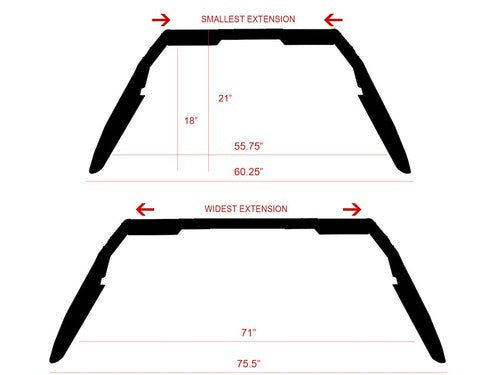 Armordillo 8707760 CR-Z Series HEADACHE RACK
